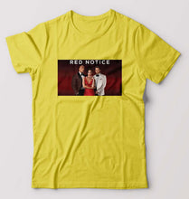 Load image into Gallery viewer, Red Notice T-Shirt for Men-Yellow-Ektarfa.online