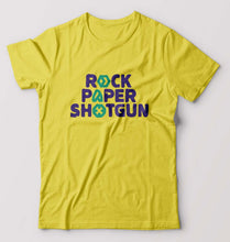 Load image into Gallery viewer, Rock Paper Shotgun T-Shirt for Men-Yellow-Ektarfa.online