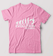 Load image into Gallery viewer, Guitarist T-Shirt for Men-Light Baby Pink-Ektarfa.online