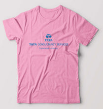 Load image into Gallery viewer, TCS T-Shirt for Men-Light Baby Pink-Ektarfa.online