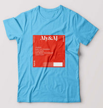 Load image into Gallery viewer, Aly & AJ T-Shirt for Men-Light Blue-Ektarfa.online