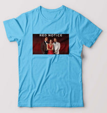 Load image into Gallery viewer, Red Notice T-Shirt for Men-Light Blue-Ektarfa.online