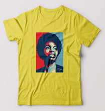 Load image into Gallery viewer, Nina Simone T-Shirt for Men-Yellow-Ektarfa.online
