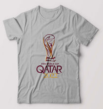 Load image into Gallery viewer, FIFA World Cup Qatar 2022 T-Shirt for Men-Grey Melange-Ektarfa.online