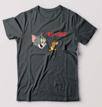 Load image into Gallery viewer, Tom and Jerry T-Shirt for Men-Steel grey-Ektarfa.online