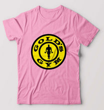 Load image into Gallery viewer, Gold's Gym T-Shirt for Men-Light Baby Pink-Ektarfa.online