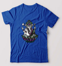 Load image into Gallery viewer, Psychedelic Ganesha T-Shirt for Men-Royal Blue-Ektarfa.online