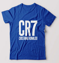 Load image into Gallery viewer, Cristiano Ronaldo CR7 T-Shirt for Men-Royal Blue-Ektarfa.online