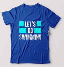 Load image into Gallery viewer, Swimming T-Shirt for Men-Royal Blue-Ektarfa.online