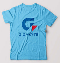 Load image into Gallery viewer, Gigabyte T-Shirt for Men-Light Blue-Ektarfa.online