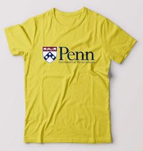 Load image into Gallery viewer, University of Pennsylvania T-Shirt for Men-Yellow-Ektarfa.online