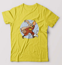 Load image into Gallery viewer, Tintin T-Shirt for Men-Yellow-Ektarfa.online
