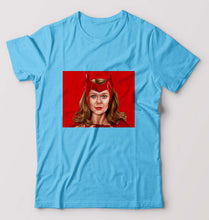 Load image into Gallery viewer, Scarlet Witch Wanda T-Shirt for Men-Light Blue-Ektarfa.online