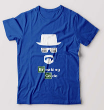 Load image into Gallery viewer, Geek Coder T-Shirt for Men-Royal Blue-Ektarfa.online