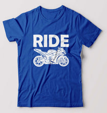 Load image into Gallery viewer, Ride Superbike T-Shirt for Men-Royal Blue-Ektarfa.online