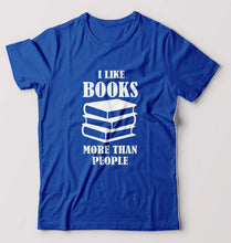Load image into Gallery viewer, Like Books T-Shirt for Men-Royal Blue-Ektarfa.online
