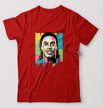 Load image into Gallery viewer, Ronaldinho T-Shirt for Men-Red-Ektarfa.online