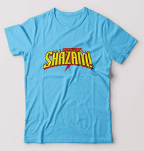 Load image into Gallery viewer, The Power of Shazam! T-Shirt for Men-Light Blue-Ektarfa.online