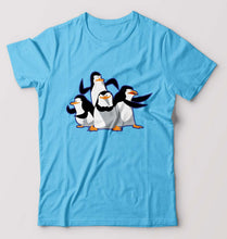 Load image into Gallery viewer, Penguins of Madagascar T-Shirt for Men-Light Blue-Ektarfa.online