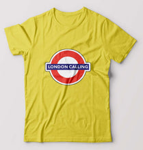 Load image into Gallery viewer, London Calling T-Shirt for Men-Yellow-Ektarfa.online