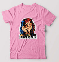 Load image into Gallery viewer, Janis Joplin T-Shirt for Men-Light Baby Pink-Ektarfa.online