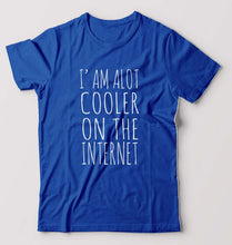 Load image into Gallery viewer, Internet T-Shirt for Men-Royal Blue-Ektarfa.online