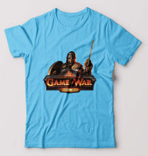 Load image into Gallery viewer, Game of War T-Shirt for Men-Light Blue-Ektarfa.online