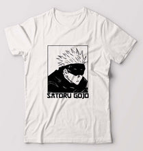 Load image into Gallery viewer, Gojo Satoru Anime T-Shirt for Men-White-Ektarfa.online