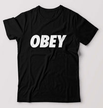 Load image into Gallery viewer, Obey T-Shirt for Men-Black-Ektarfa.online