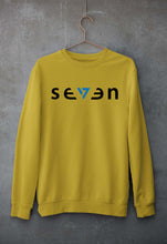 Load image into Gallery viewer, Seven MS Dhoni Unisex Sweatshirt for Men/Women-Mustard Yellow-Ektarfa.online