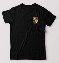 Load image into Gallery viewer, Porsche Pocket Logo T-Shirt for Men-Black-Ektarfa.online
