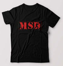 Load image into Gallery viewer, MS Dhoni (MSD) T-Shirt for Men-Black-Ektarfa.online