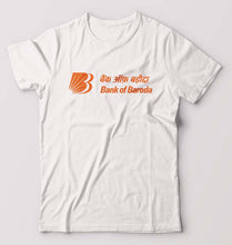 Load image into Gallery viewer, Bank of Baroda T-Shirt for Men-White-Ektarfa.online