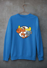 Load image into Gallery viewer, The Adventures of Rocky and Bullwinkle and Friends Unisex Sweatshirt for Men/Women-Royal Blue-Ektarfa.online
