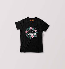 Load image into Gallery viewer, Feminist Girl Power Kids T-Shirt for Boy/Girl-Black-Ektarfa.online