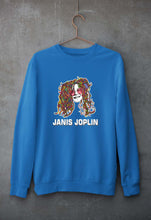 Load image into Gallery viewer, Janis Joplin Unisex Sweatshirt for Men/Women-Royal Blue-Ektarfa.online