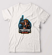 Load image into Gallery viewer, Cyberpunk T-Shirt for Men-White-Ektarfa.online