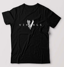 Load image into Gallery viewer, Vikings T-Shirt for Men-Black-Ektarfa.online