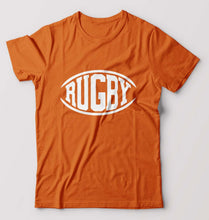 Load image into Gallery viewer, Rugby T-Shirt for Men-Orange-Ektarfa.online