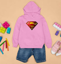 Load image into Gallery viewer, Superman Superhero Kids Hoodie for Boy/Girl-Light Baby Pink-Ektarfa.online