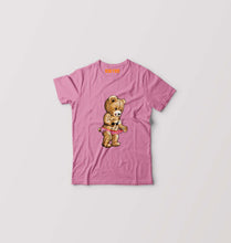 Load image into Gallery viewer, Domrebel Bear Fit T-Shirt for Boy/Girl-Pink-Ektarfa.online