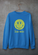 Load image into Gallery viewer, Dead Inside Emoji Unisex Sweatshirt for Men/Women-Royal Blue-Ektarfa.online