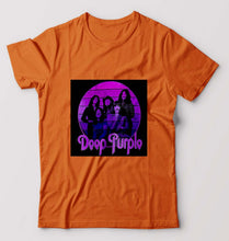 Load image into Gallery viewer, Deep Purple T-Shirt for Men-Orange-Ektarfa.online