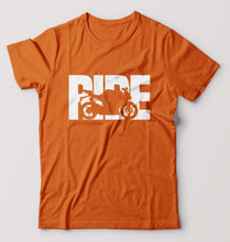 Load image into Gallery viewer, Ride Superbike T-Shirt for Men-Orange-Ektarfa.online