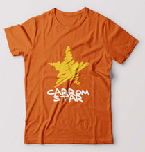 Load image into Gallery viewer, Carrom Star T-Shirt for Men-Orange-Ektarfa.online