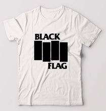 Load image into Gallery viewer, Black Flag T-Shirt for Men-White-Ektarfa.online