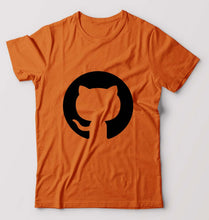 Load image into Gallery viewer, GitHub T-Shirt for Men-Orange-Ektarfa.online