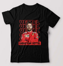 Load image into Gallery viewer, Sebastian Vettel F1 T-Shirt for Men-Black-Ektarfa.online