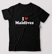 Load image into Gallery viewer, I Love Maldives T-Shirt for Men-Black-Ektarfa.online