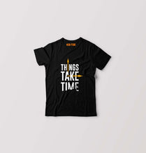 Load image into Gallery viewer, Time Kids T-Shirt for Boy/Girl-Black-Ektarfa.online